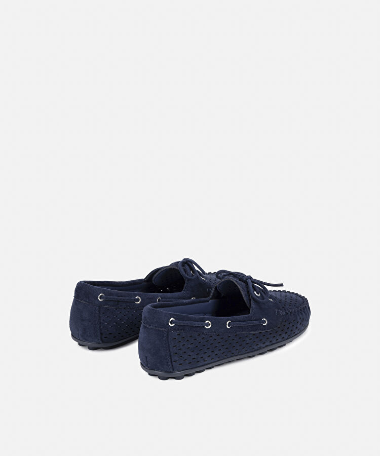Cutout detaylı loafer - IS1260030009015 - Lacivert Düz Ayakkabı