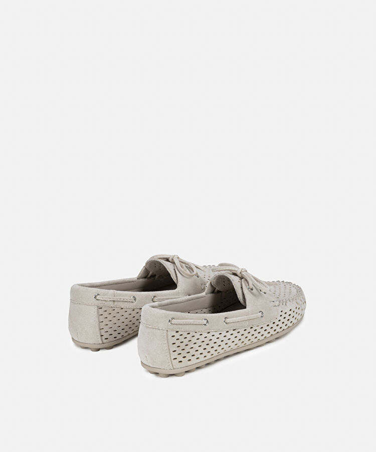 Cutout detaylı loafer - IS1260030009023 - Bej Düz Ayakkabı