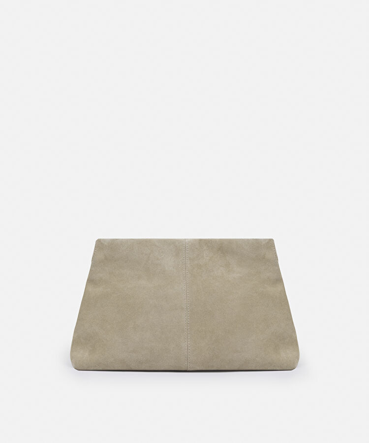Boho süet clutch - IS1260121001007 - Açık Kahverengi Clutch