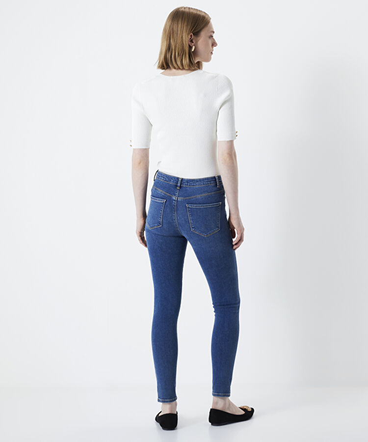 Skinny fit jean pantolon - I00000018002629 - İndigo Jean Pantolon