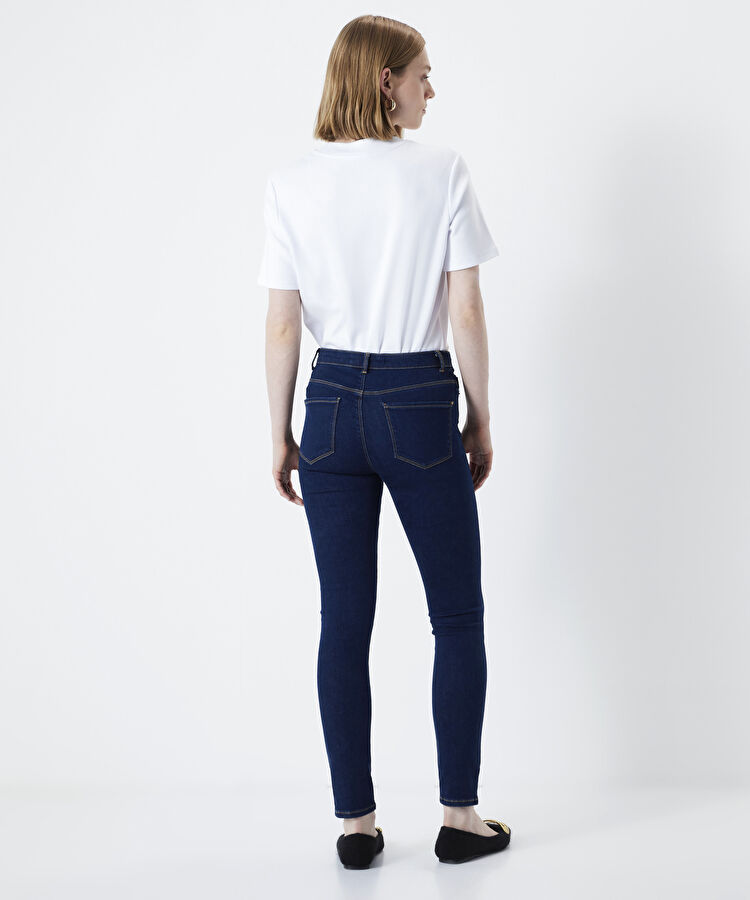 Skinny fit jean pantolon - I00000018002AC7 - Koyu İndigo Jean Pantolon