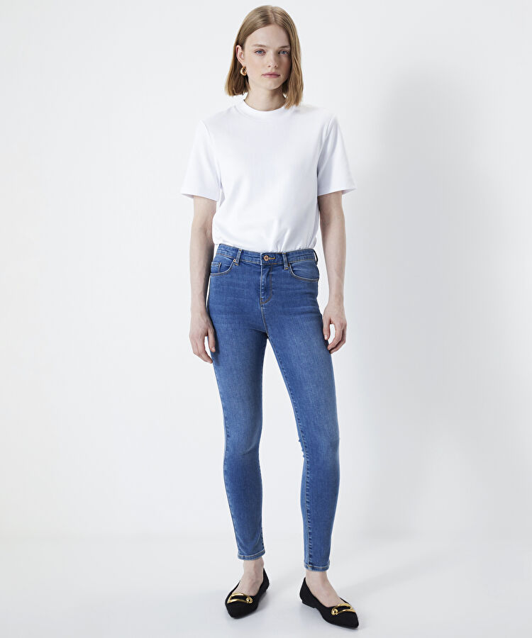 Skinny fit jean pantolon - I00000018002CC2 - Açık İndigo Jean Pantolon