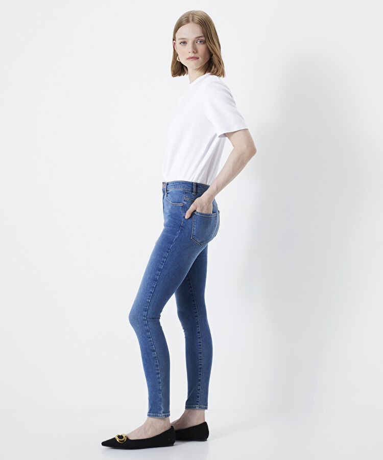 Skinny fit jean pantolon - I00000018002CC2 - Açık İndigo Jean Pantolon