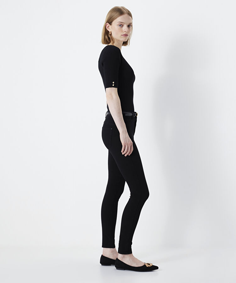 360 Skinny fit jean pantolon - I00000018022001 - Siyah Jean Pantolon