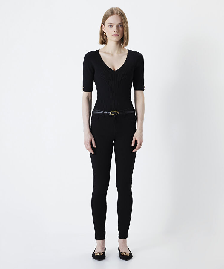360 Skinny fit jean pantolon - I00000018022001 - Siyah Jean Pantolon
