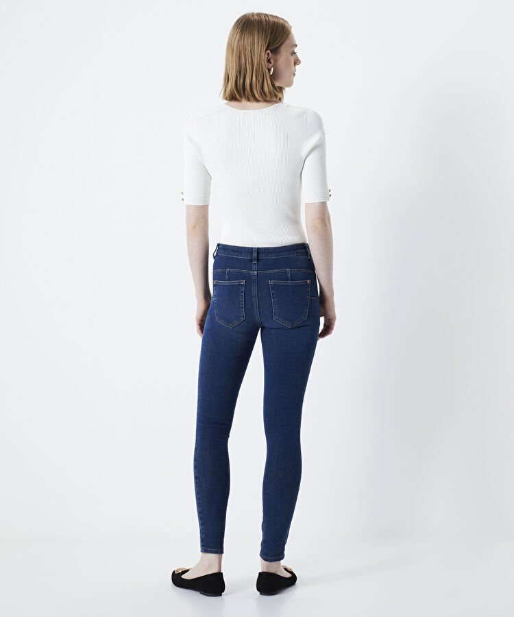 360 Skinny fit jean pantolon - I00000018023AC7 - Koyu İndigo Jean Pantolon