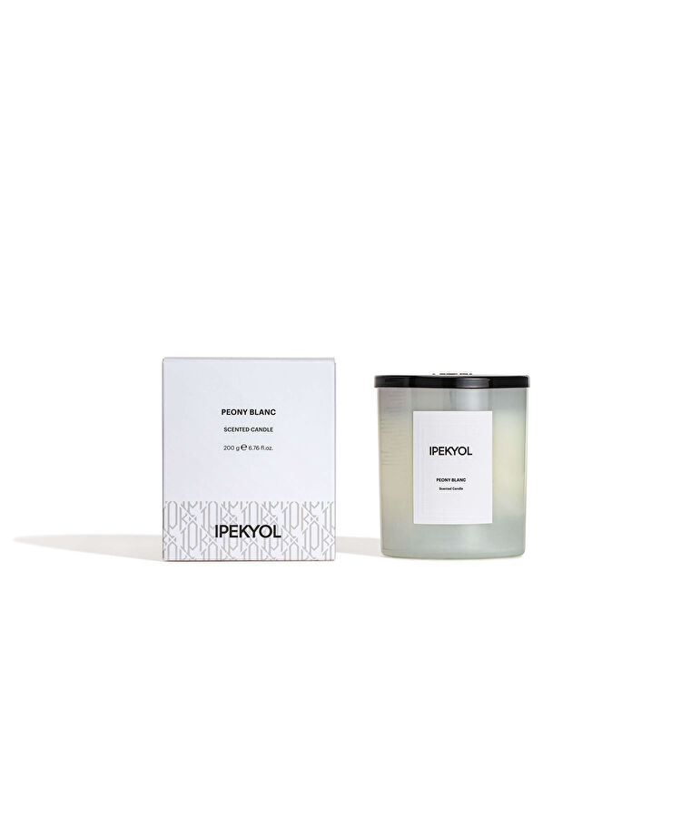 PEONY BLANC kokulu mum 200 g - I00000027004003 - Natürel Mum