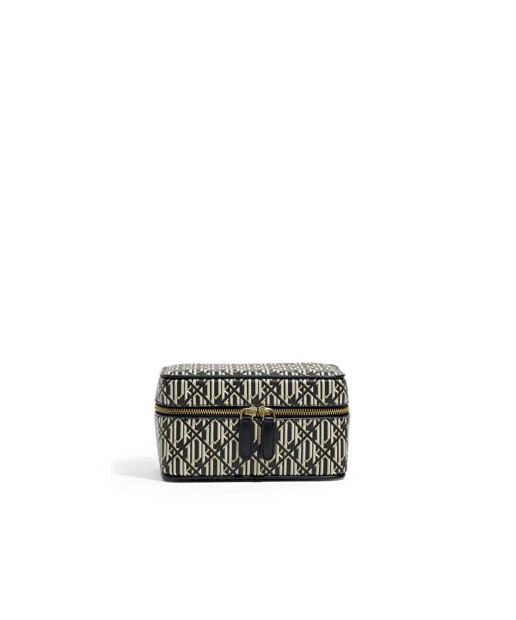 Monogram mini kozmetik çantası - I00000133002001 - Siyah Kozmetik Çantası