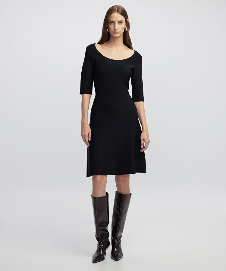 A kesim triko elbise