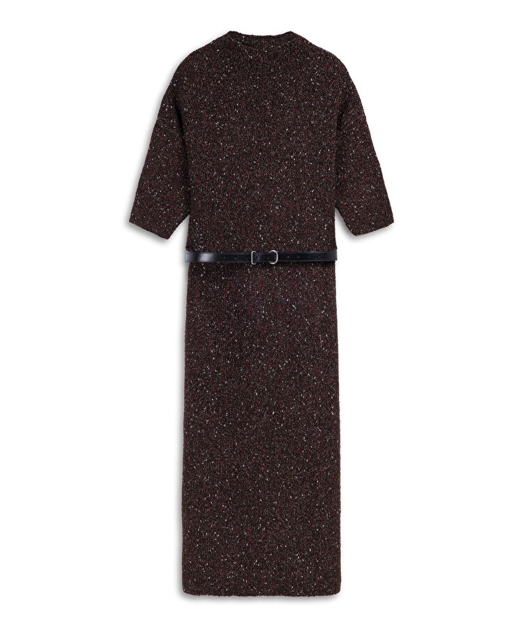 Kemerli triko elbise — photo 2