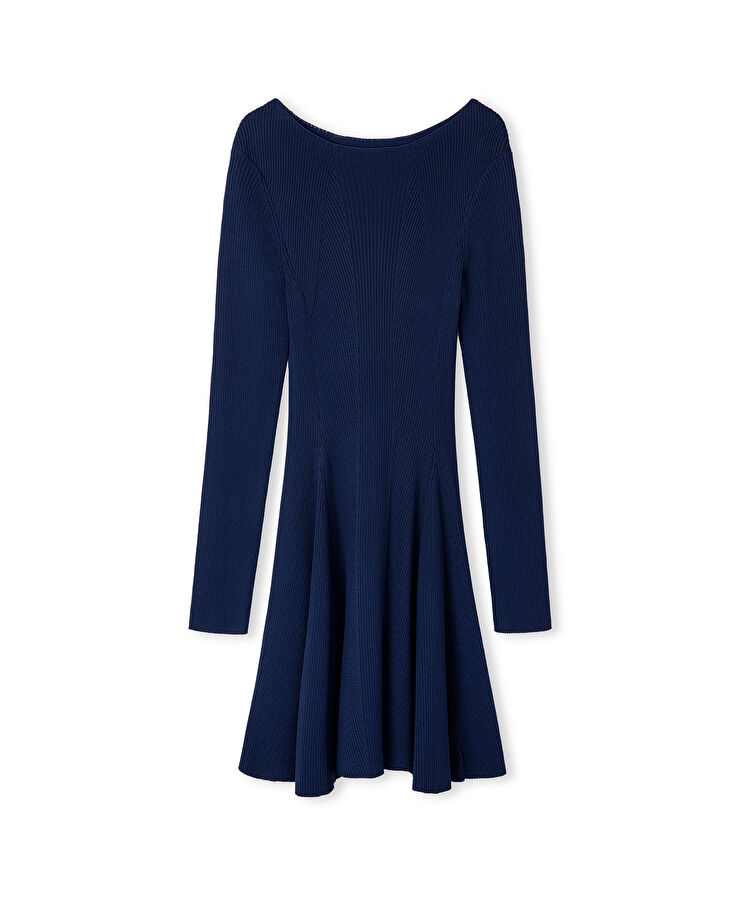 Volanlı triko elbise — photo 5