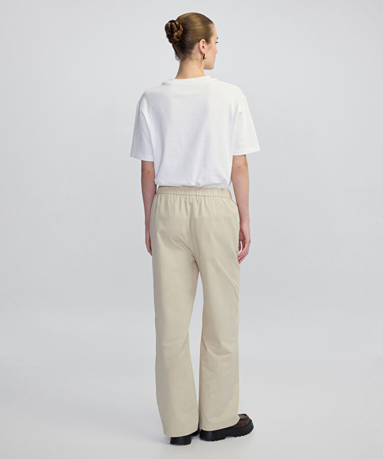 Ayarlanabilir bel wide leg fit pantolon — photo 2