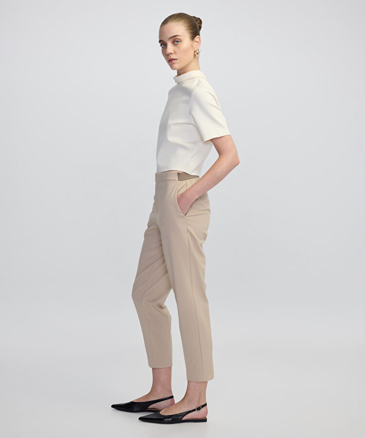 Elastik bel cepli pantolon — photo 4