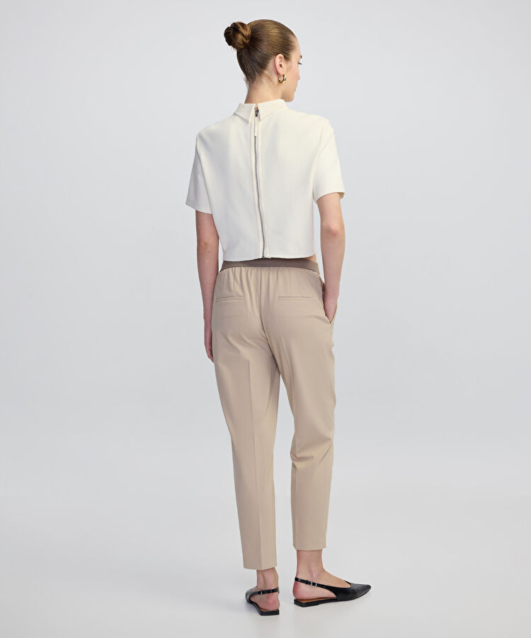 Elastik bel cepli pantolon — photo 3