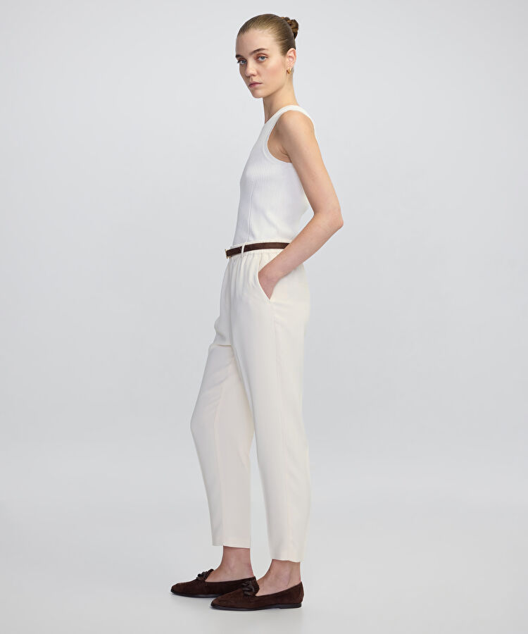 Elastik bel carrot fit pantolon — photo 3