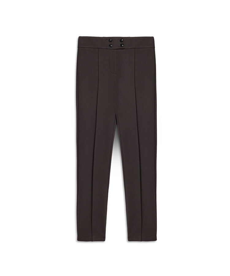 Düğme aksesuarlı pantolon