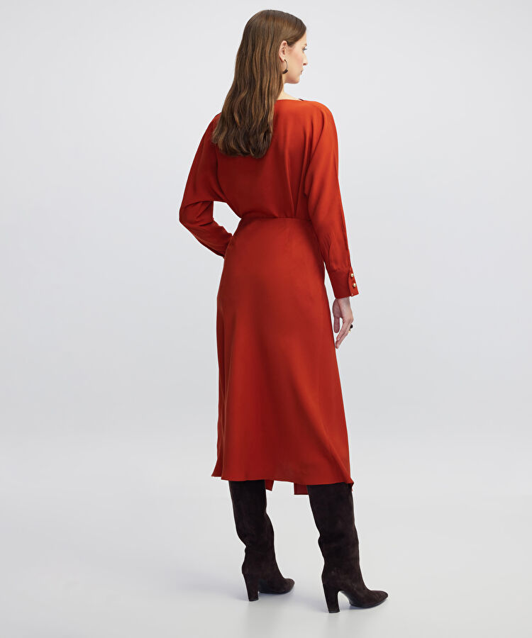 Minimal metal tokalı kloş etek — photo 3