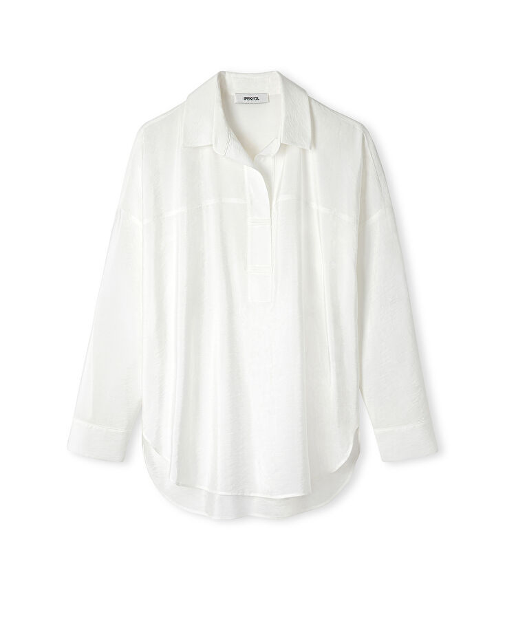 Gömlek yaka bluz — photo 2