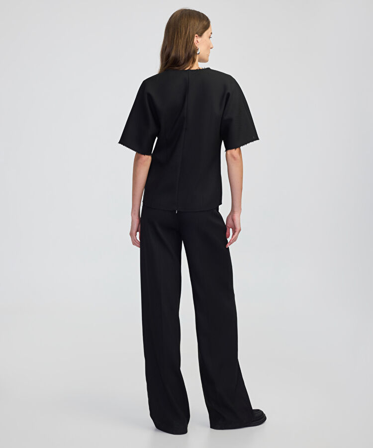 Çift parça colorblock bluz — photo 5