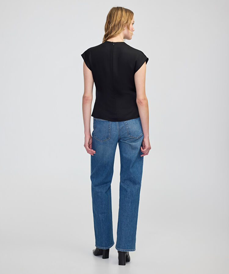 Metal tokalı kuşaklı bluz — photo 5