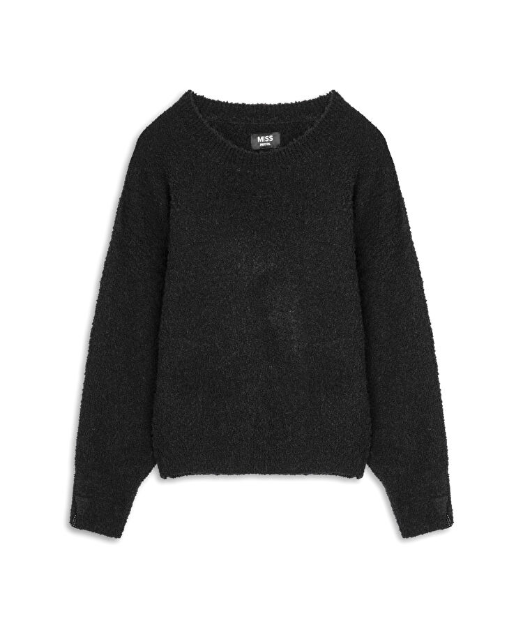 Hotfix baskılı dokulu triko — photo 5