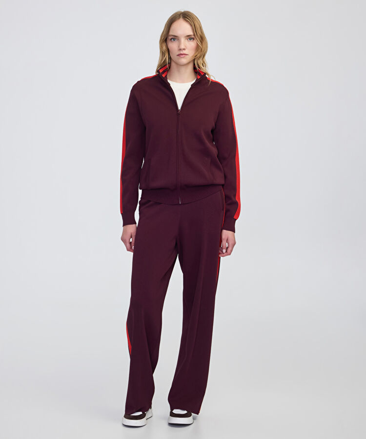 Colorblock fermuarlı triko — photo 2