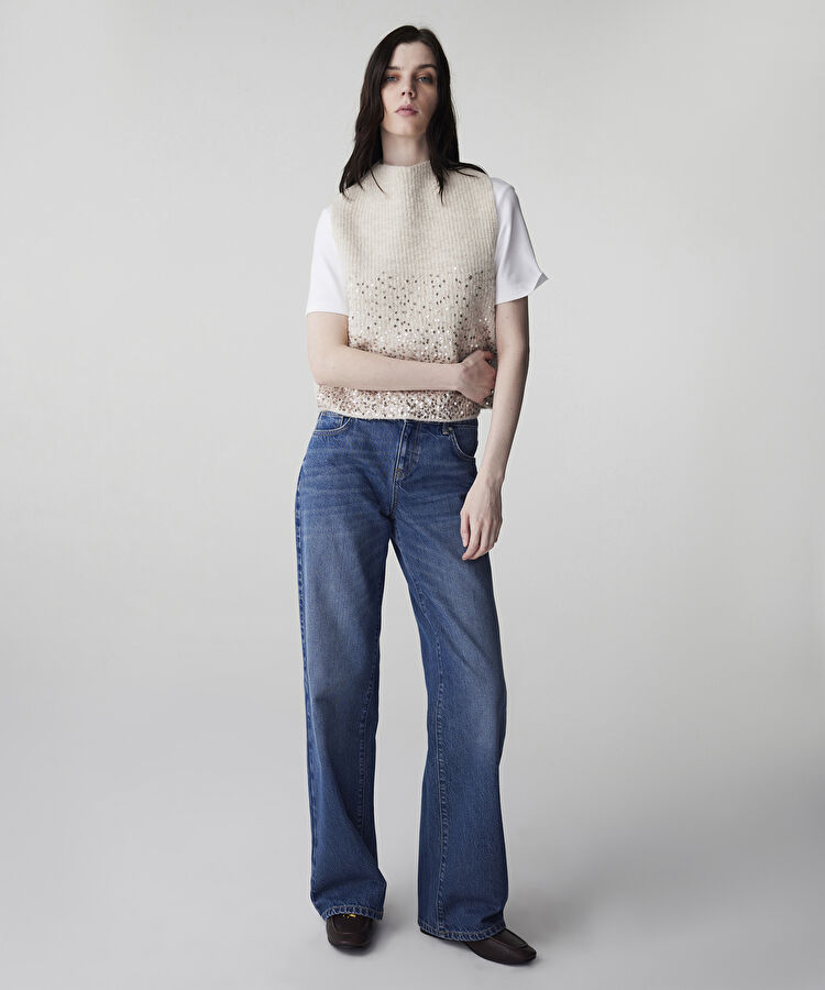 Payet işlemeli triko — photo 2