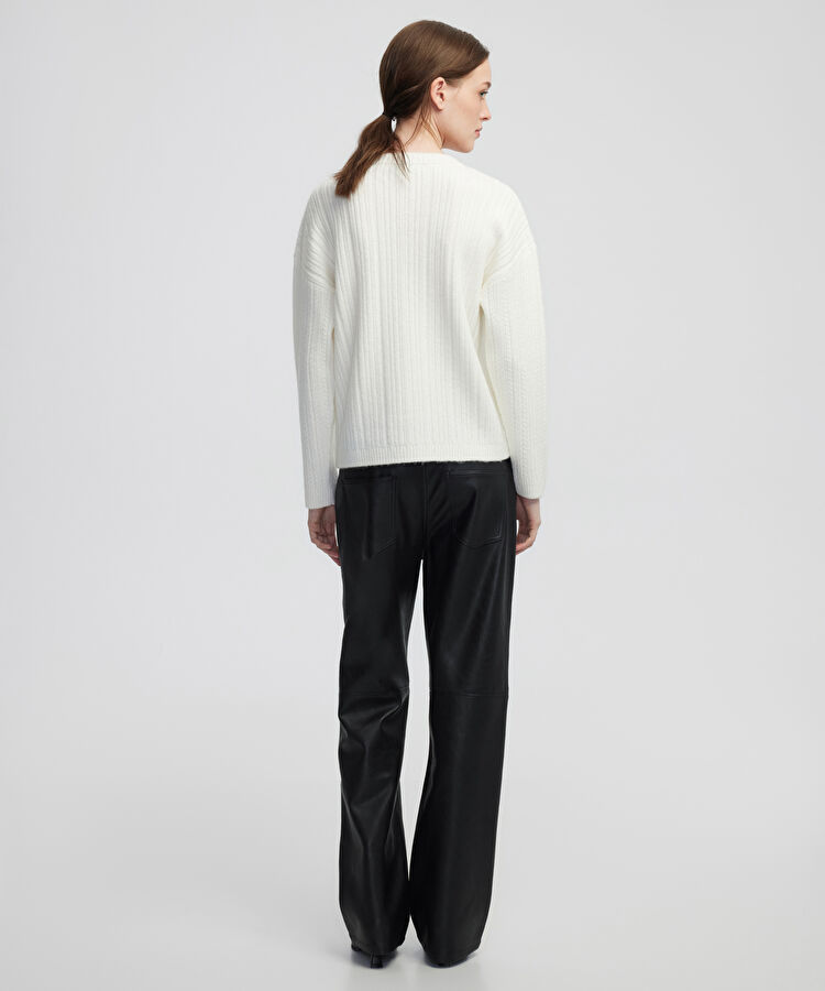 Hotfix baskılı saç örgülü triko — photo 3