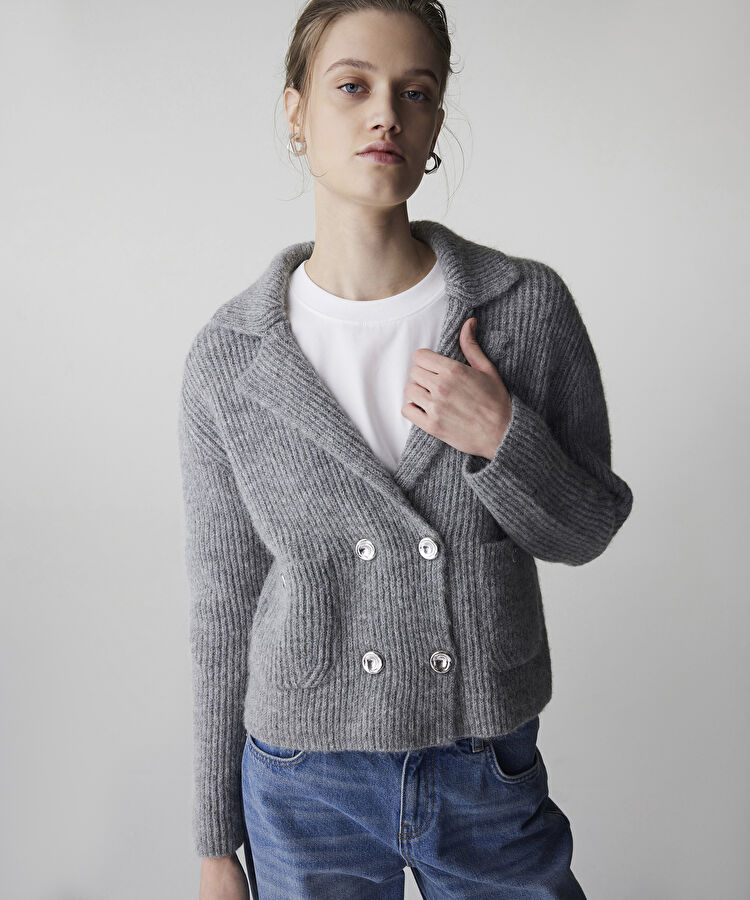 Kruvaze triko hırka