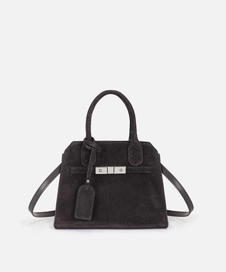 %100 deri everyday small çanta - IW6260052027006 - Koyu Kahverengi Çanta