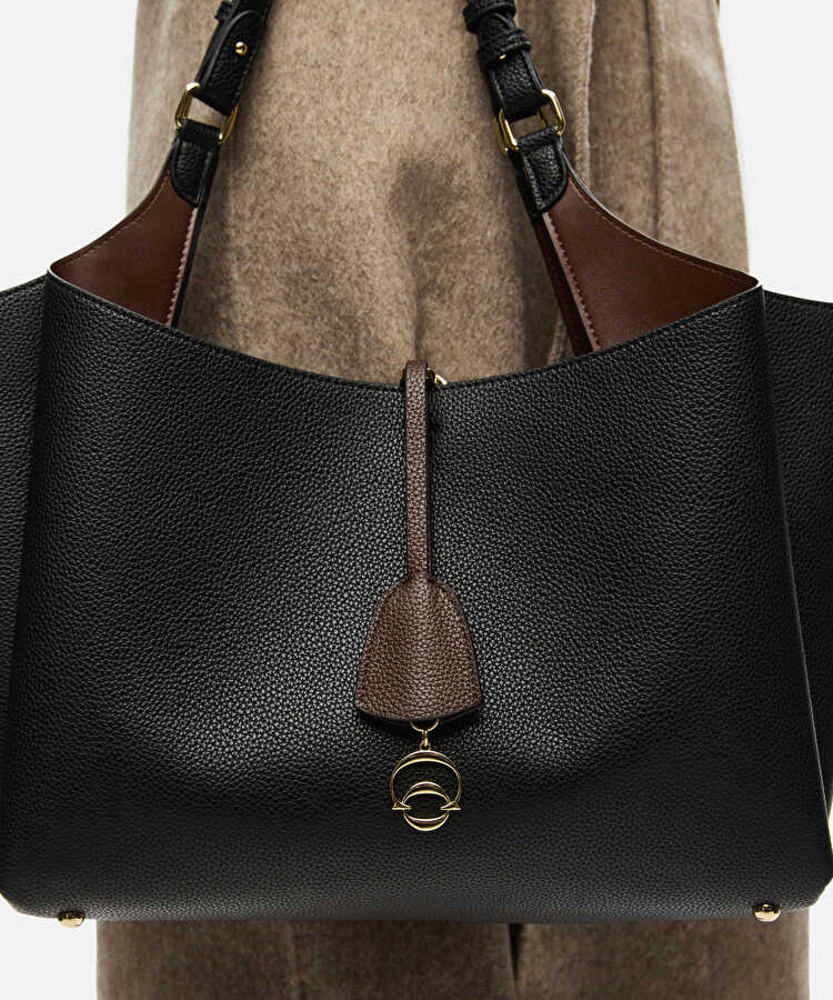 Logolu charm - IW6260072022074 - Kahverengi Anahtarlık