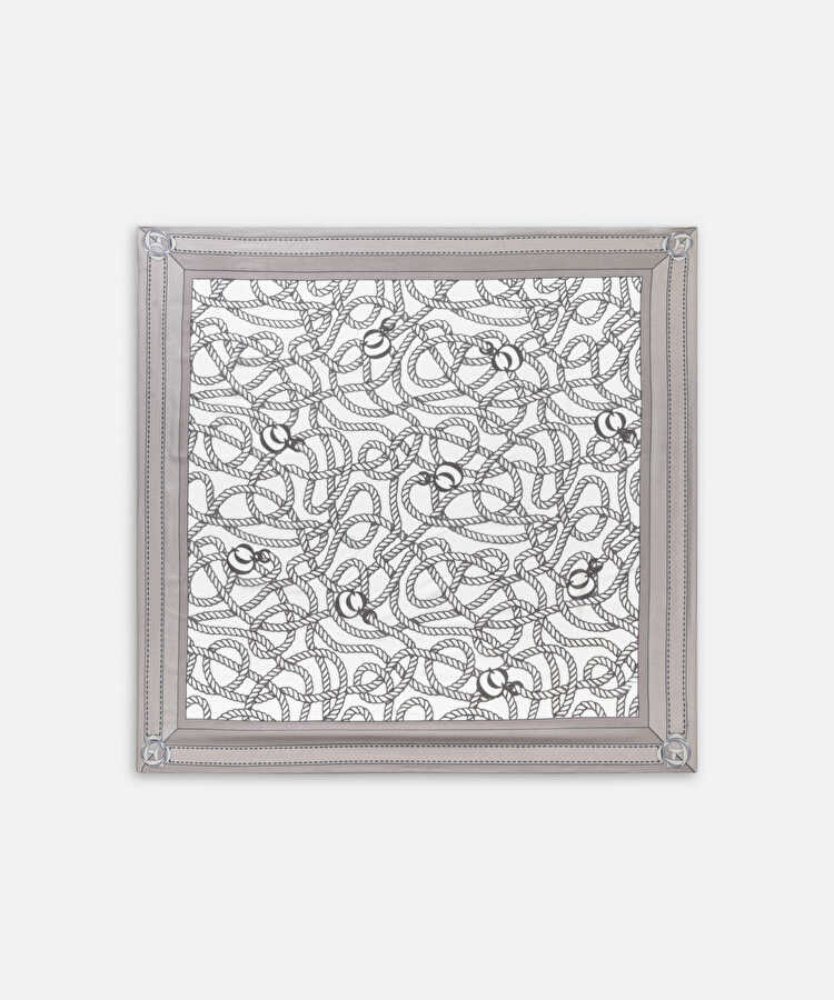 Halat desenli eşarp - IW6260082004030 - Taş Eşarp