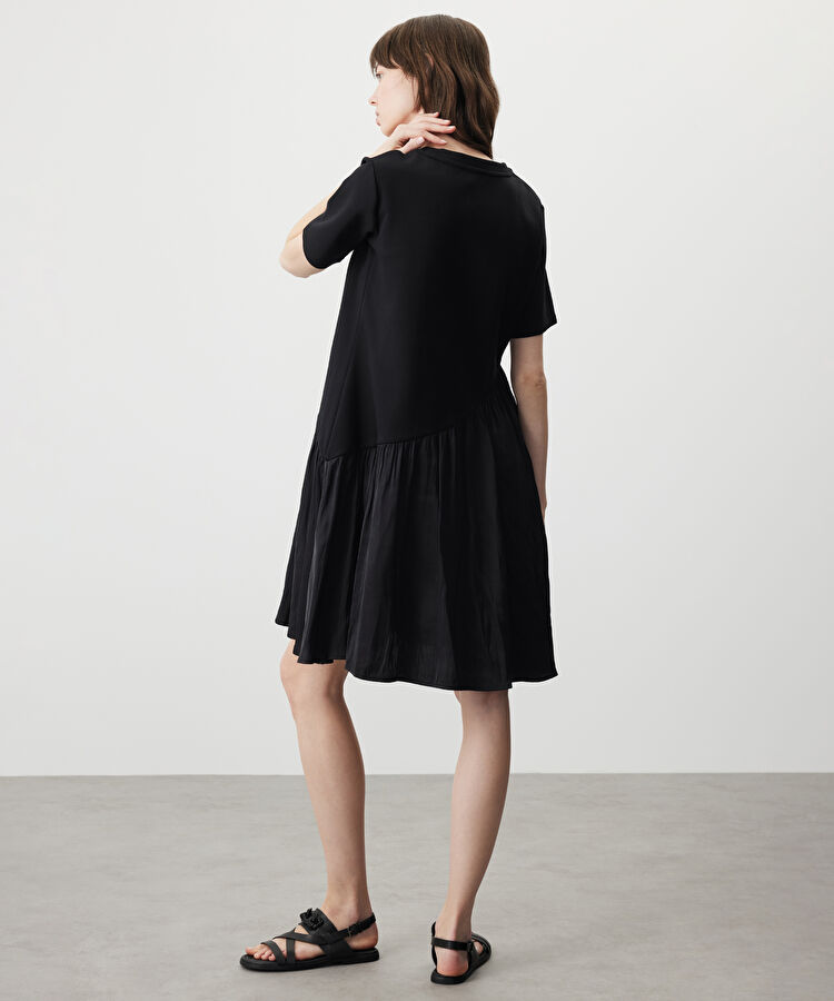 Kumaş mix elbise — photo 3