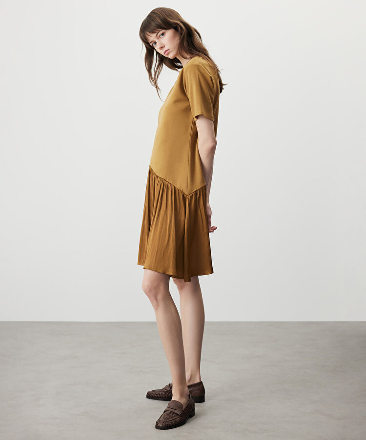 Kumaş mix elbise — photo 4