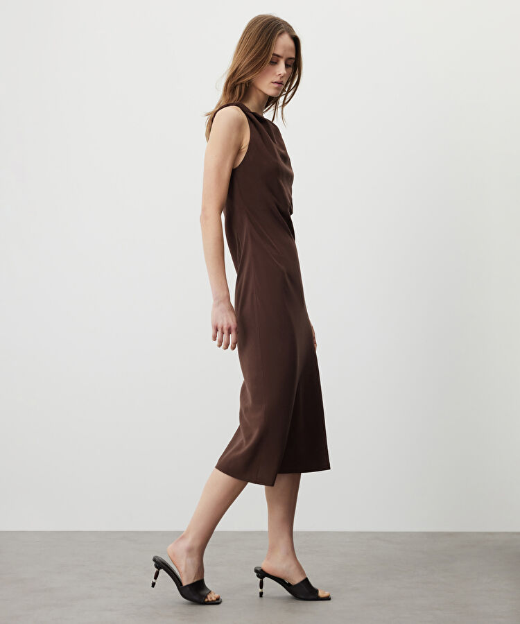 Asimetrik kol elbise — photo 5