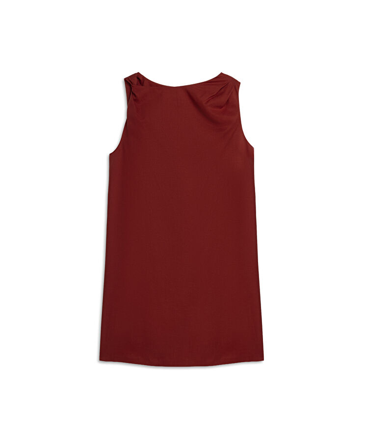 Asimetrik kol mini elbise — photo 5