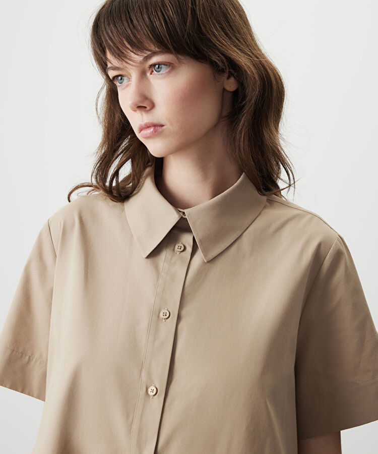 Poplin gömlek elbise — photo 5