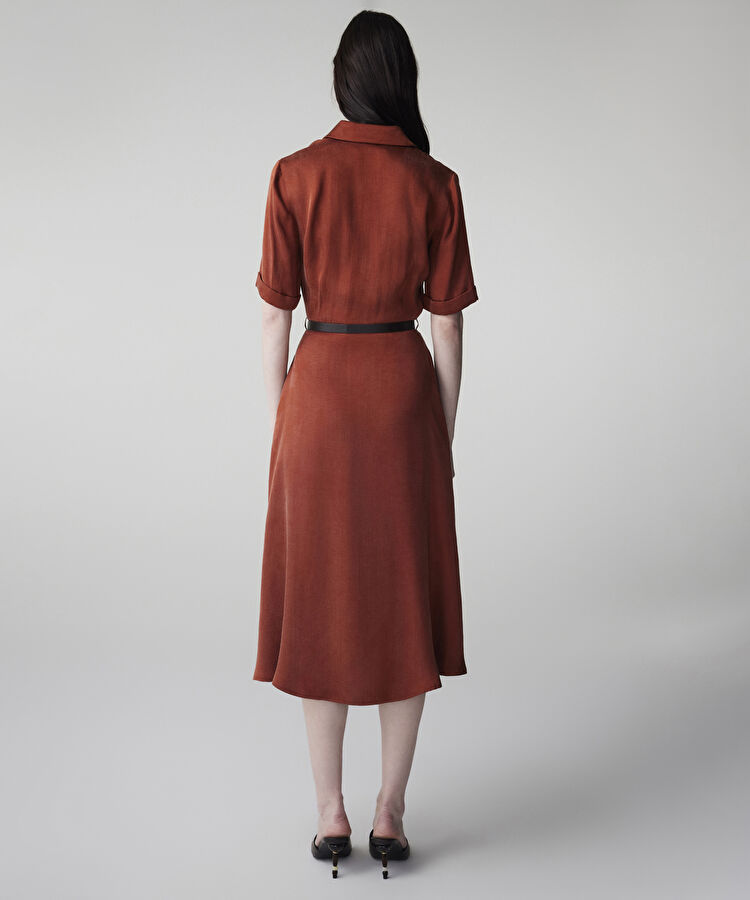 Kemerli cupro elbise — photo 5