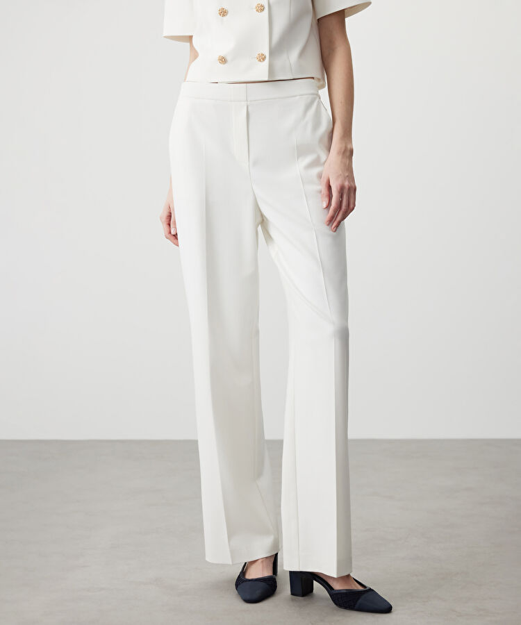 Wide leg fit pantolon