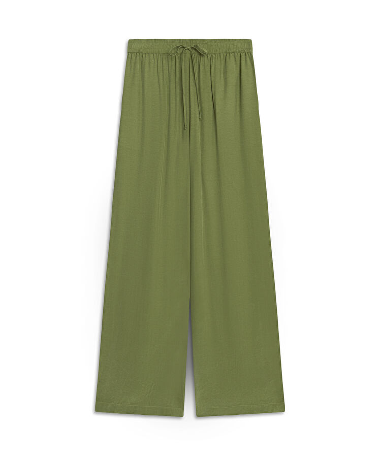 Elastik bel wide leg pantolon — photo 5