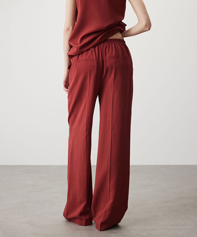 Wide leg fit ütü izli pantolon — photo 3