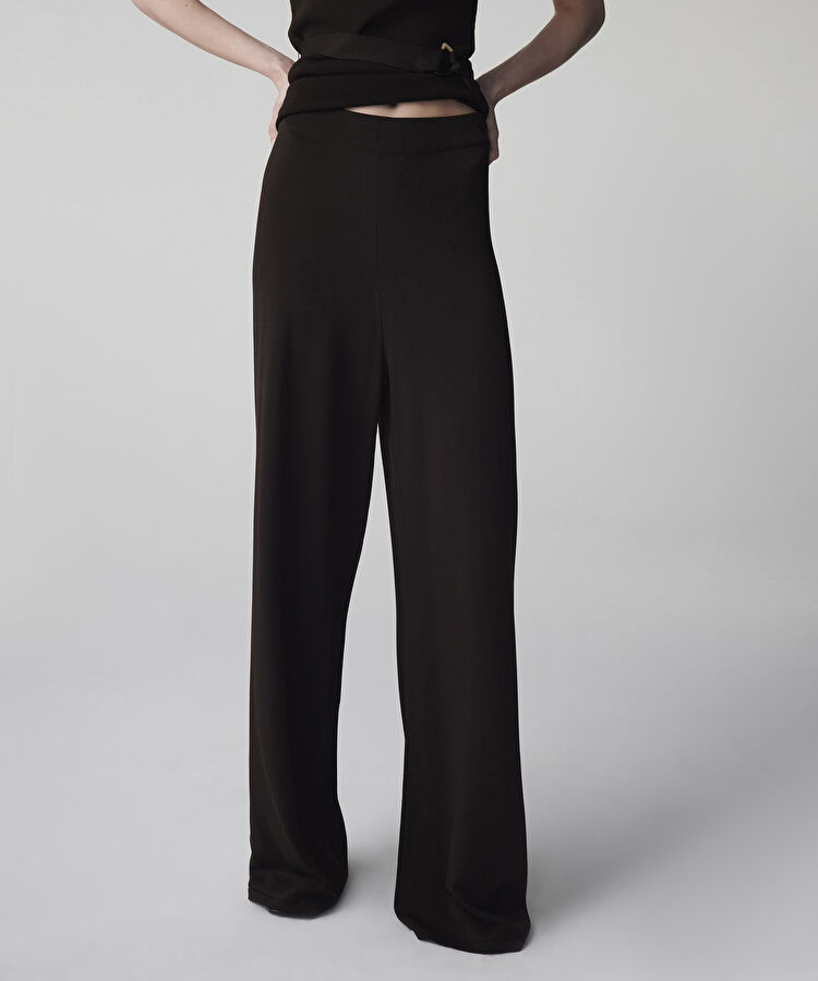 Wide leg triko pantolon — photo 4