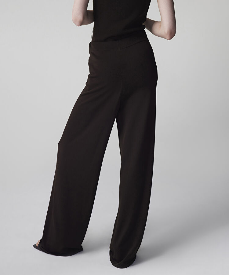 Wide leg triko pantolon — photo 3