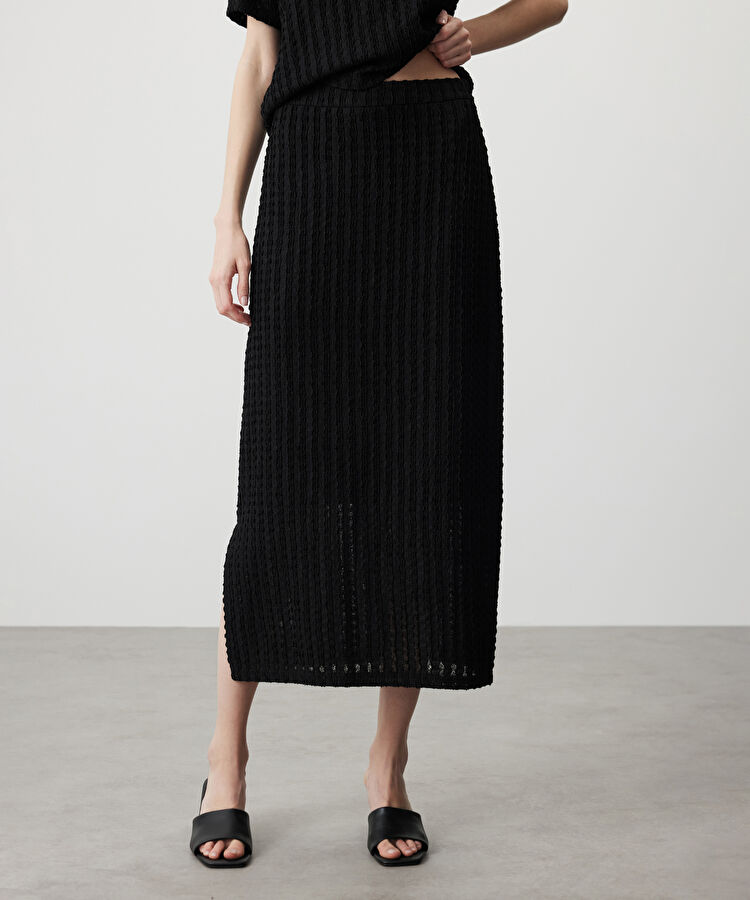 Dokulu midi etek — photo 4