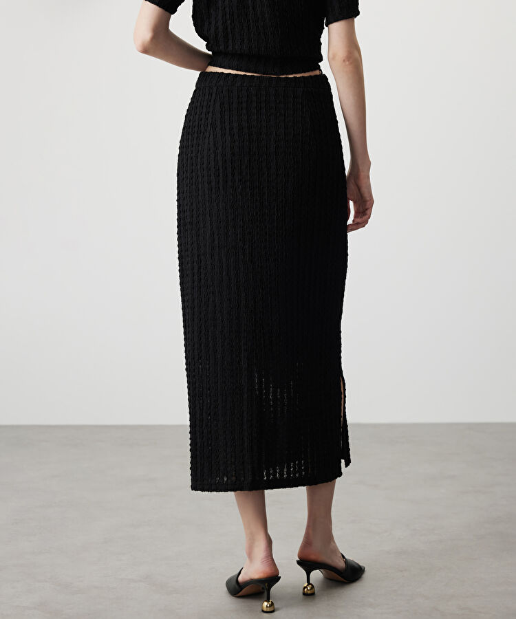 Dokulu midi etek — photo 3