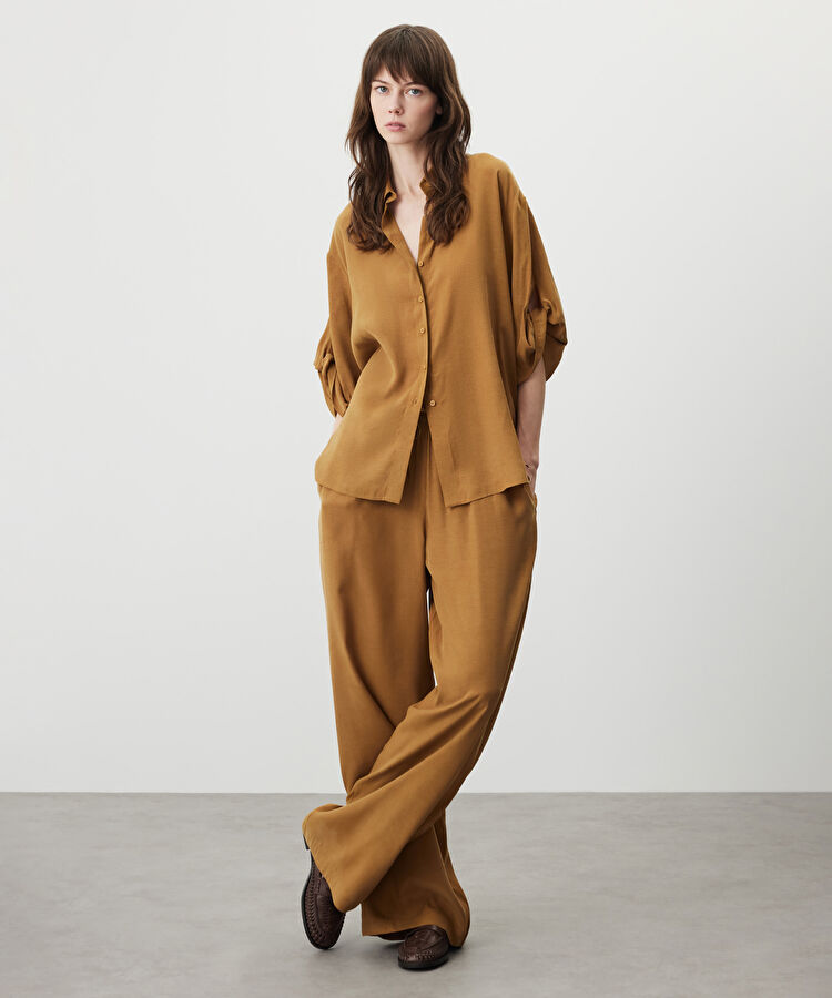 Burgulu kollu gömlek — photo 2