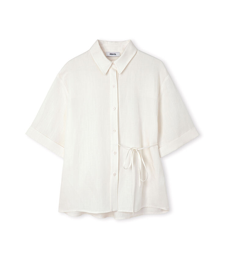 Yandan bağlamalı gömlek