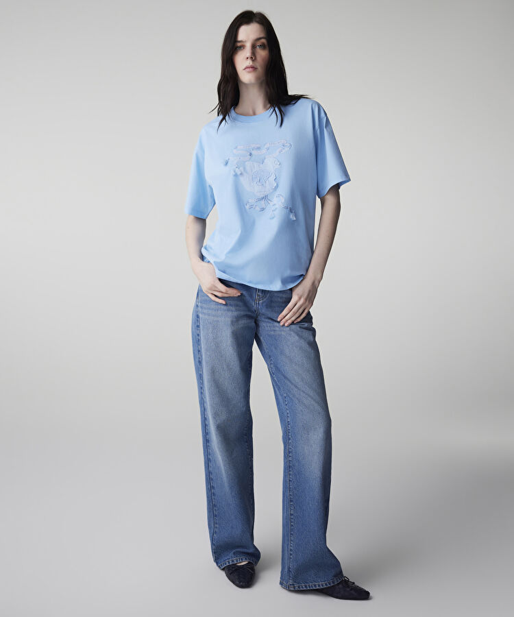 Nakışlı ve püsküllü tişört — photo 4