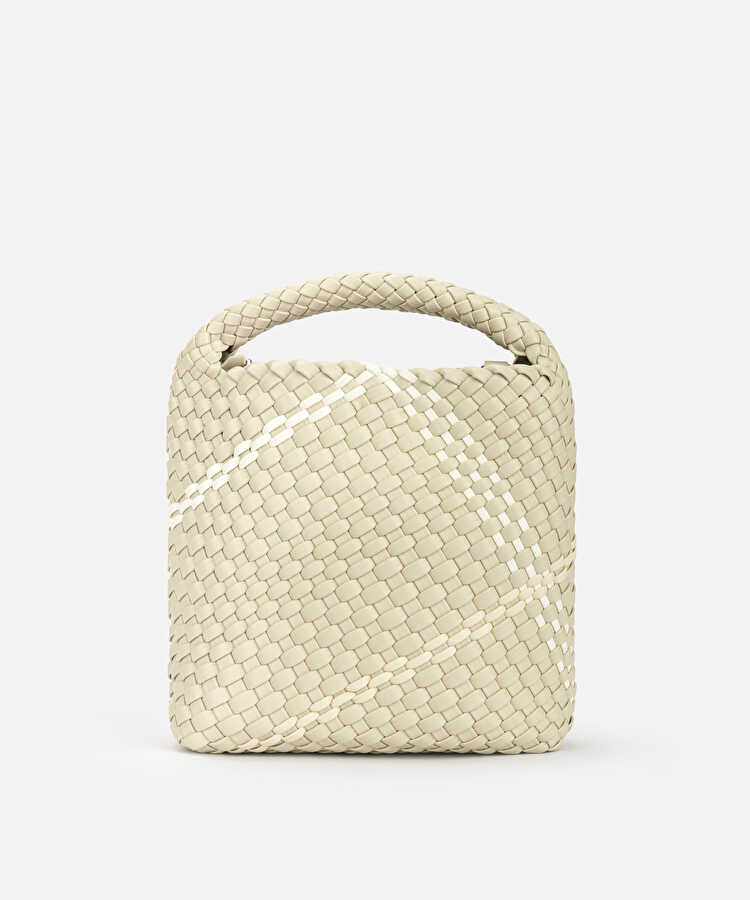 Lattice slouchy small çanta - IS1260052105030 - Taş Çanta